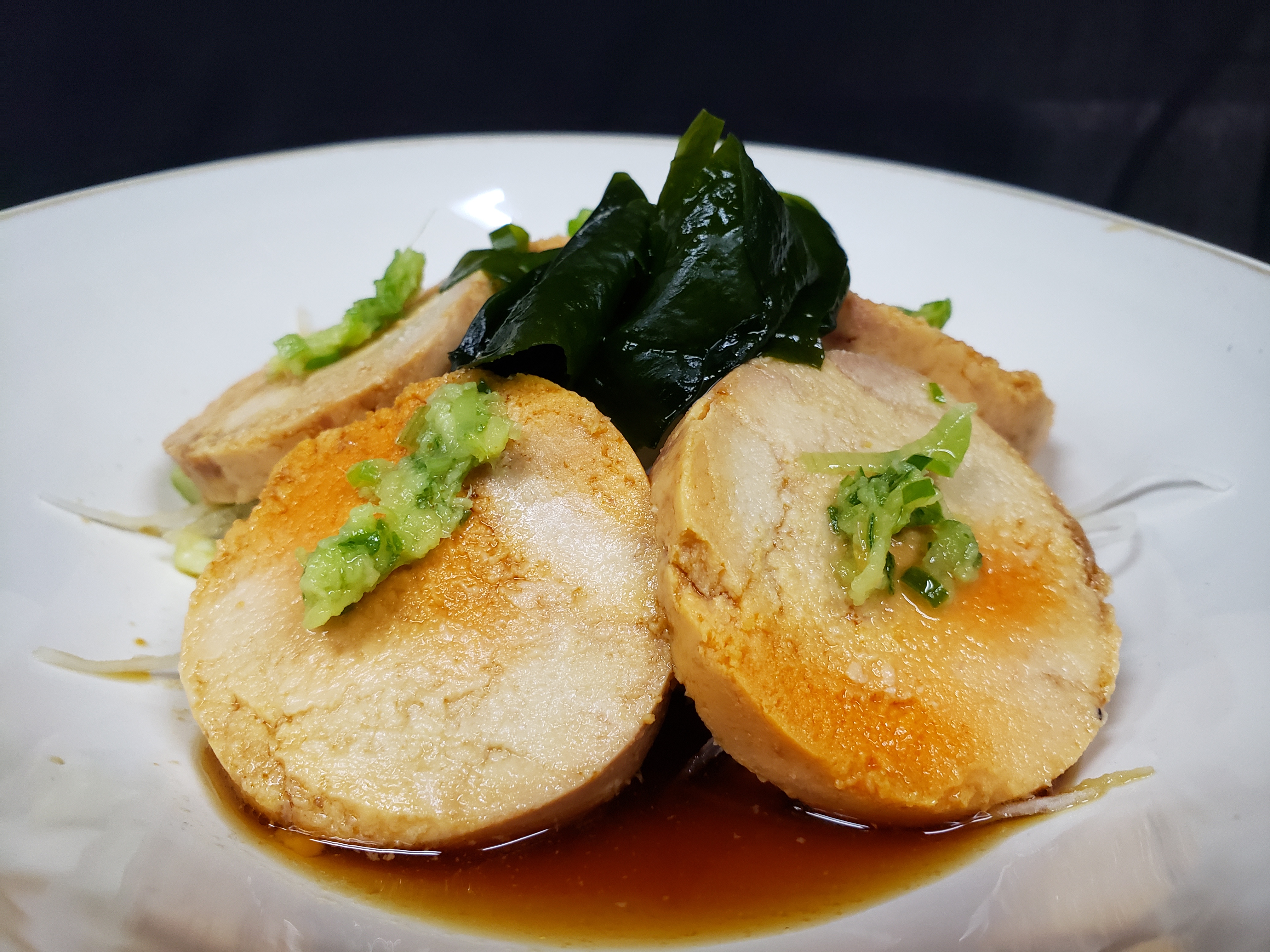 Order Monkfish Liver food online from Sushishima Japanese Restaurant store, Castle Hills on bringmethat.com