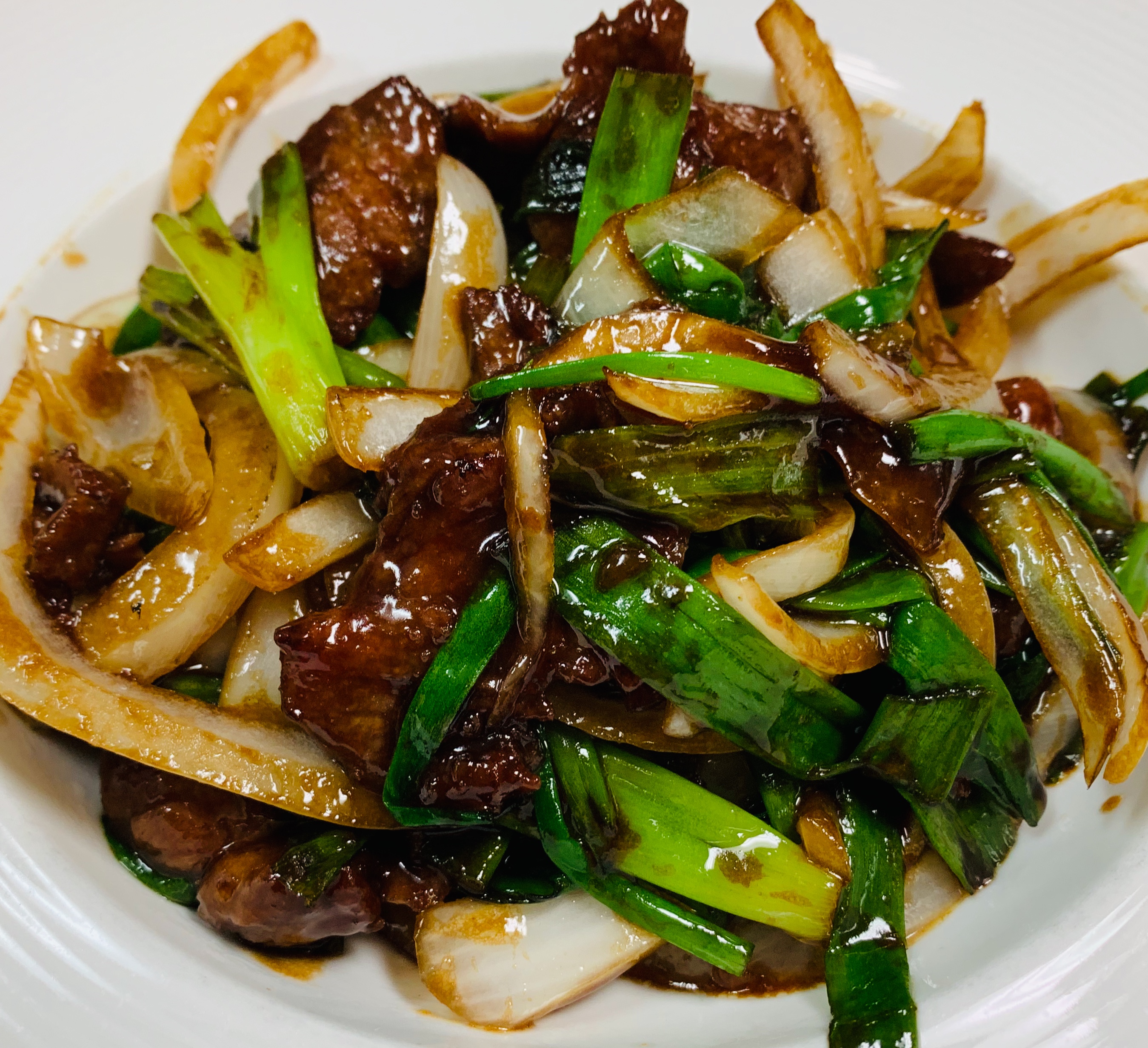 Order Beef with Scallion and Onion food online from The Bund store, Forest Hills on bringmethat.com