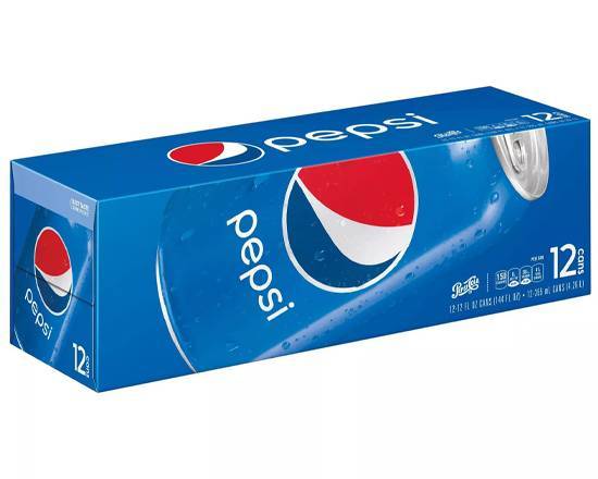 Order Pepsi 12 Pack Cans food online from Power Market 3057 store, Union City on bringmethat.com
