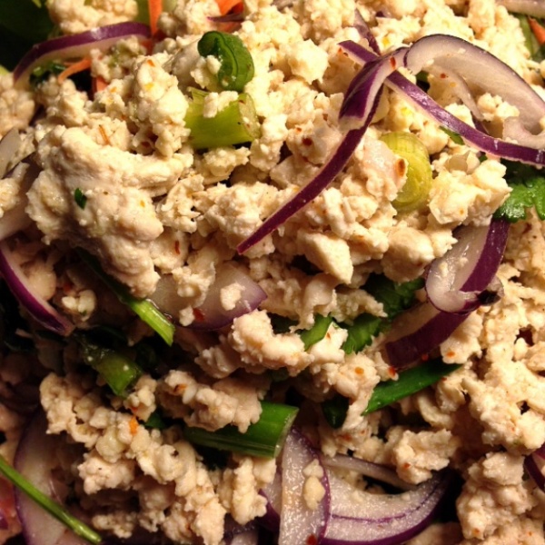 Order Spicy Chicken Salad (Larb) food online from Melanee Thai store, Los Angeles on bringmethat.com