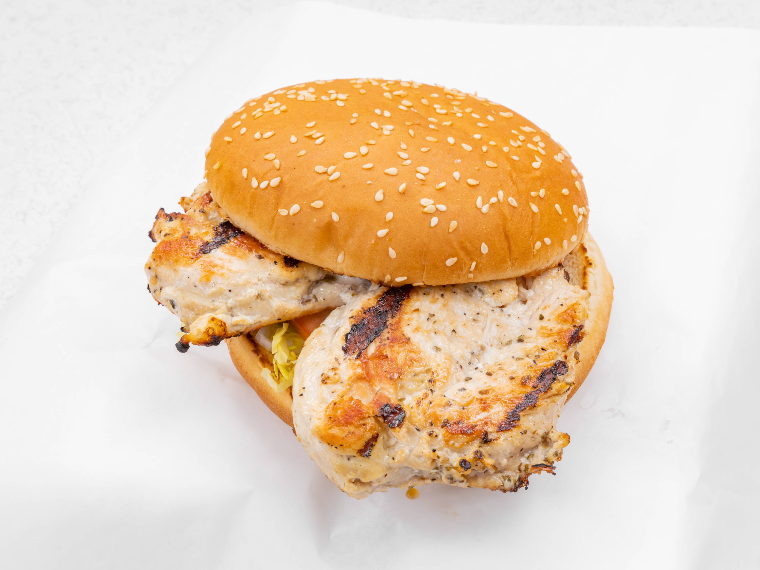 Order Grilled Chicken Sandwich food online from Poor Boy store, Maywood on bringmethat.com