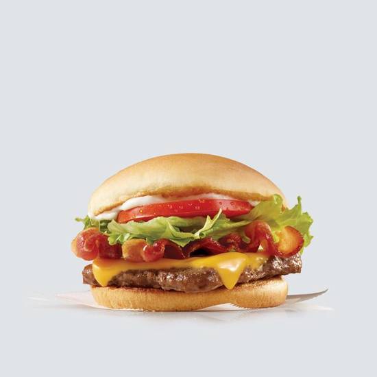 Order Jr. Bacon Cheeseburger food online from Wendy store, Gonzales on bringmethat.com
