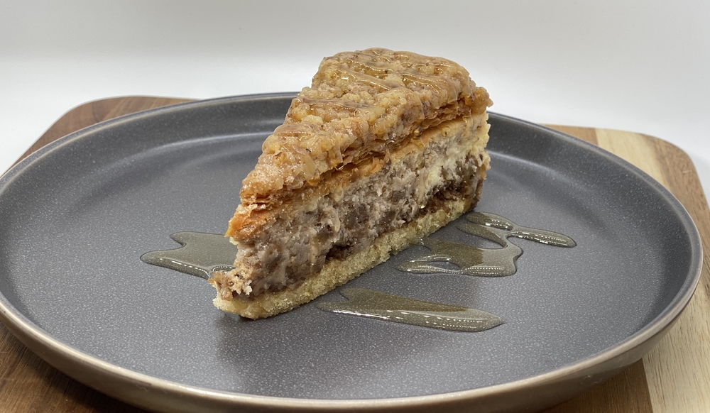 Order Baklava Cheesecake food online from Evan's store, Des Plaines on bringmethat.com