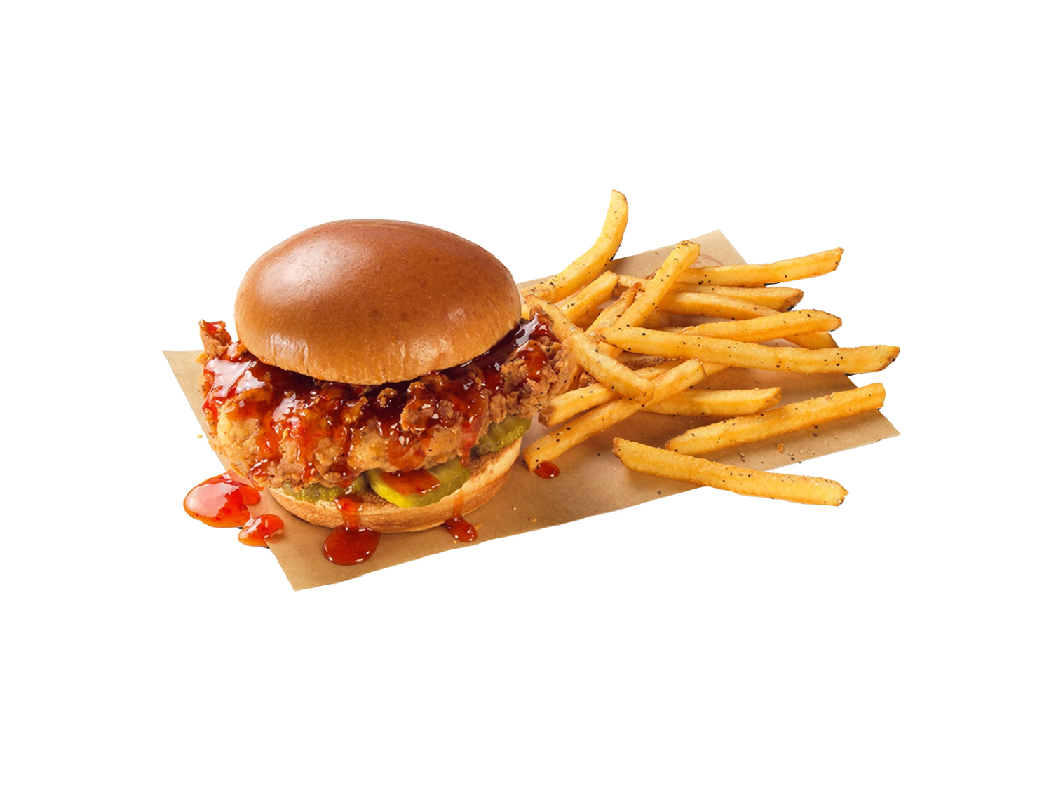 Order Saucy Chicken Sandwich food online from Wild Burger store, Cincinnati on bringmethat.com