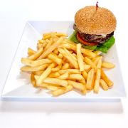 Order Garlic Aioli Burger food online from Crave Cafe store, West Hills on bringmethat.com