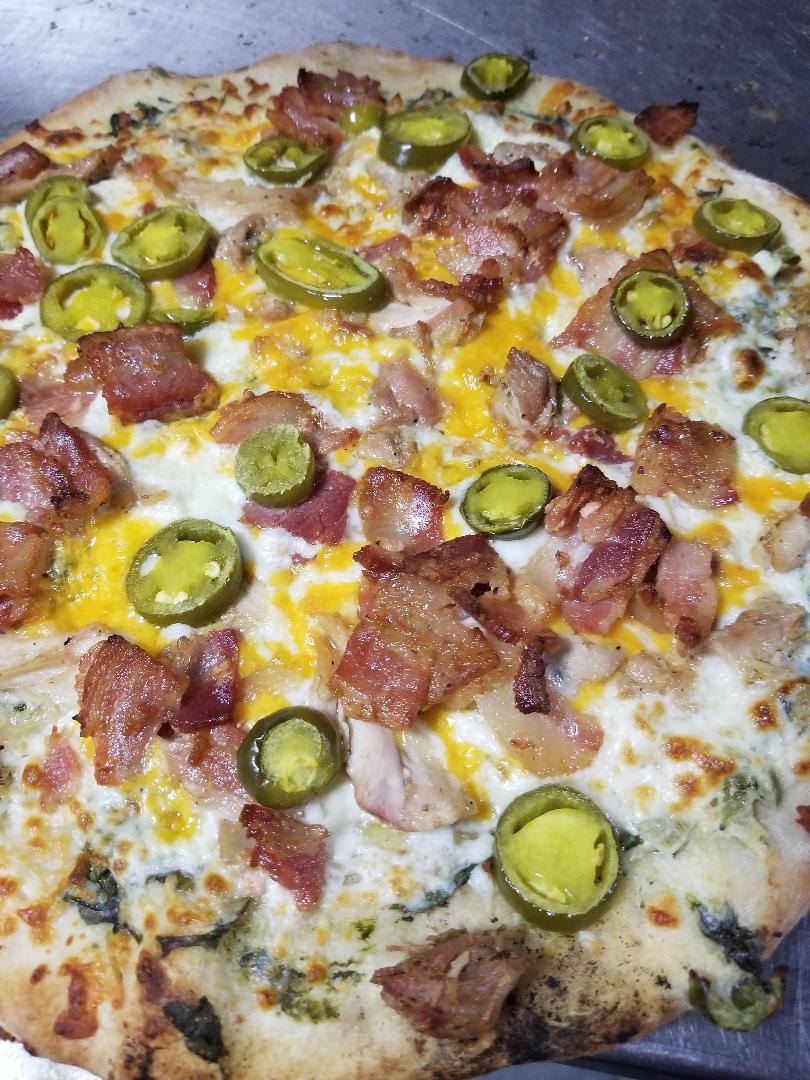 Order Jalapeno Popper Pizza food online from Midnite Slice store, Seabrook on bringmethat.com