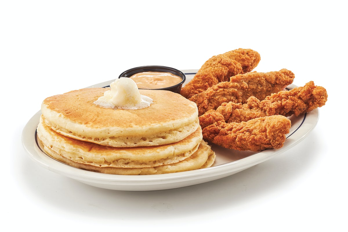 Order Chicken & Pancakes food online from IHOP store, Elk Grove on bringmethat.com