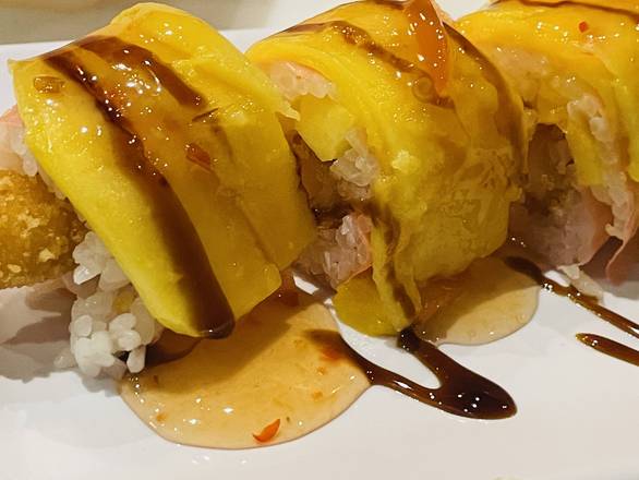 Order 19 Sweet Mango Roll food online from Ding Asian Fusion store, Bethany on bringmethat.com