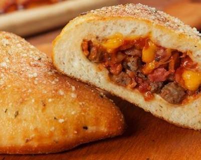 Order All Meat calzone food online from Godfather Pizza store, Spring Valley on bringmethat.com