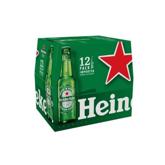Order Heineken 12 bottles | 5% abv food online from Pink Dot store, Santa Clara on bringmethat.com