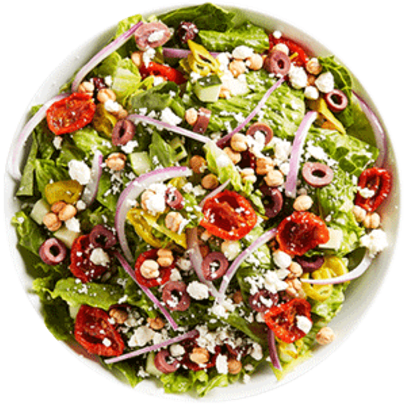 Order Greek Salad - Small food online from Fresh Brothers Pizza Newport Beach store, Corona Del Mar on bringmethat.com
