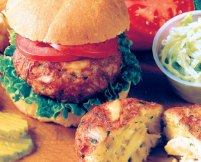 Order 7. Crab Cake Sandwich food online from Cameron's Seafood store, Oxon Hill on bringmethat.com