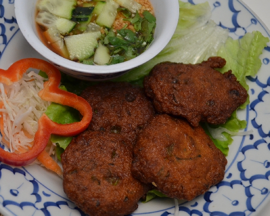 Order 11. Thai Fish Cakes food online from Thai Village store, Houston on bringmethat.com