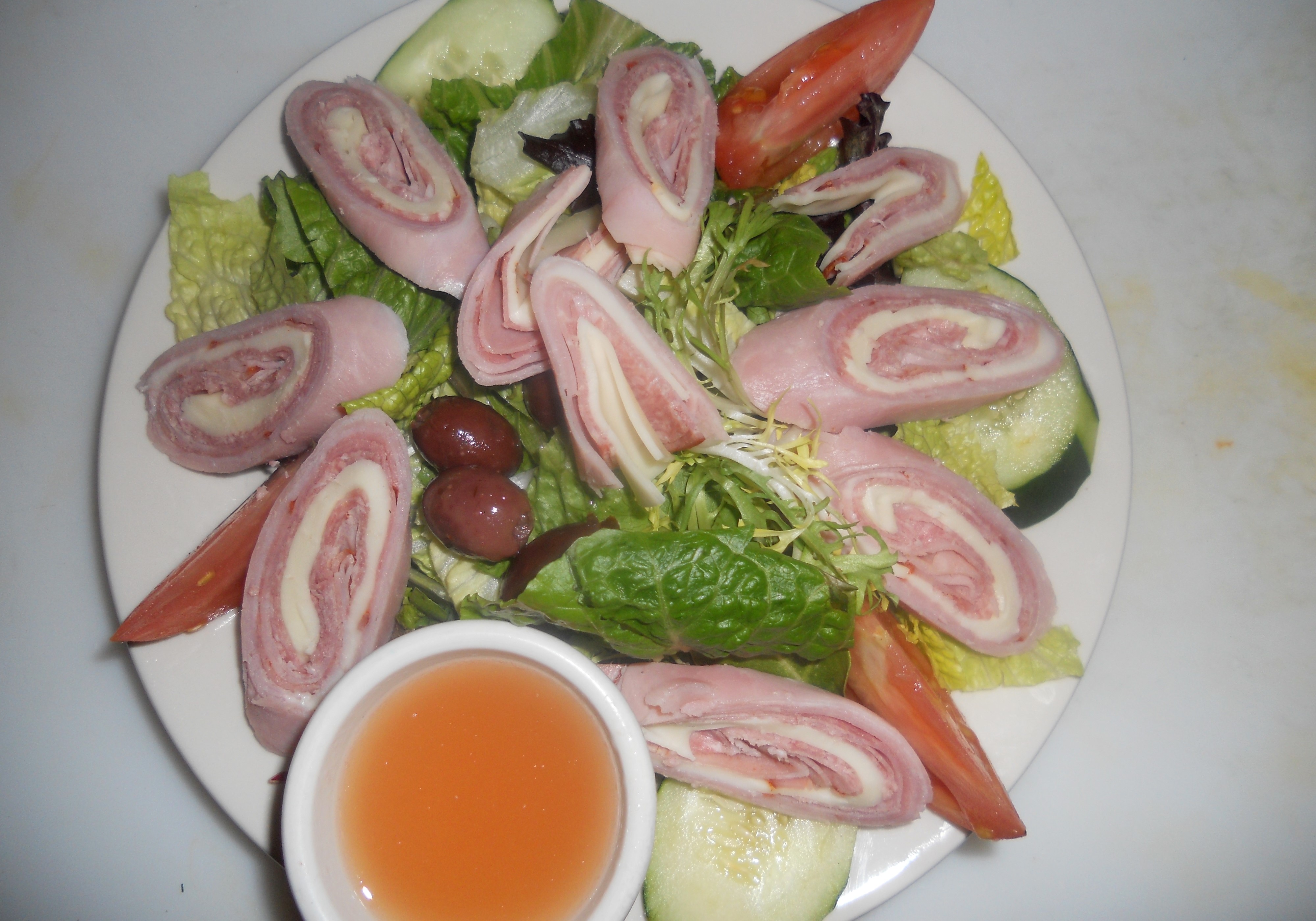 Order Antipasti Salad food online from Mangiamo Pizza & Restaurant store, Paramus on bringmethat.com