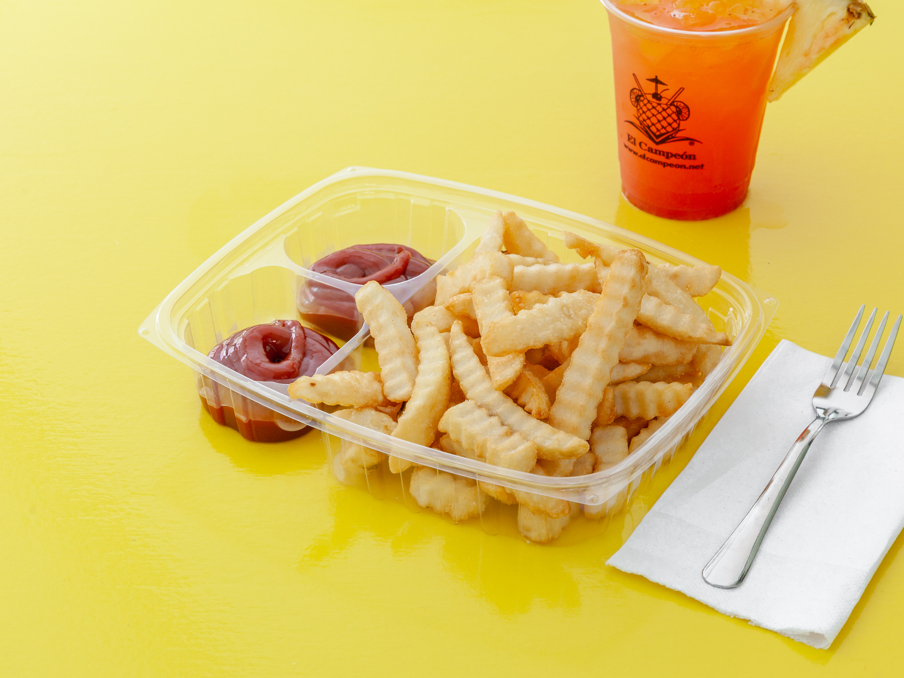 Order French Fries food online from El Campeon store, Cicero on bringmethat.com