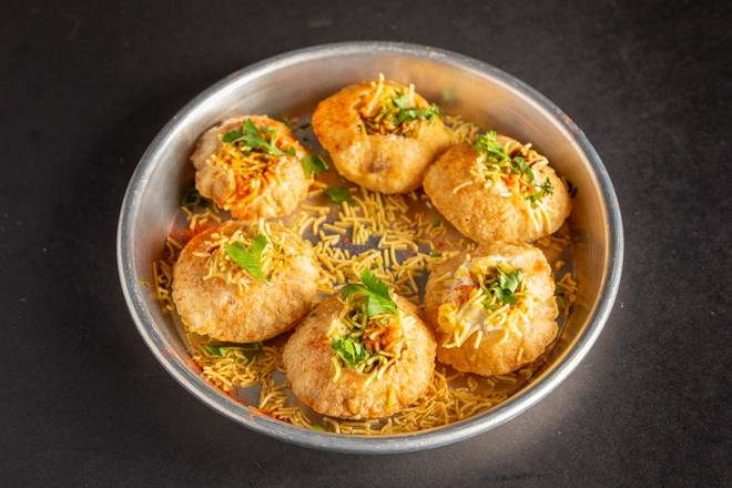 Order Dahi Puri food online from Curry Up Now store, Decatur on bringmethat.com