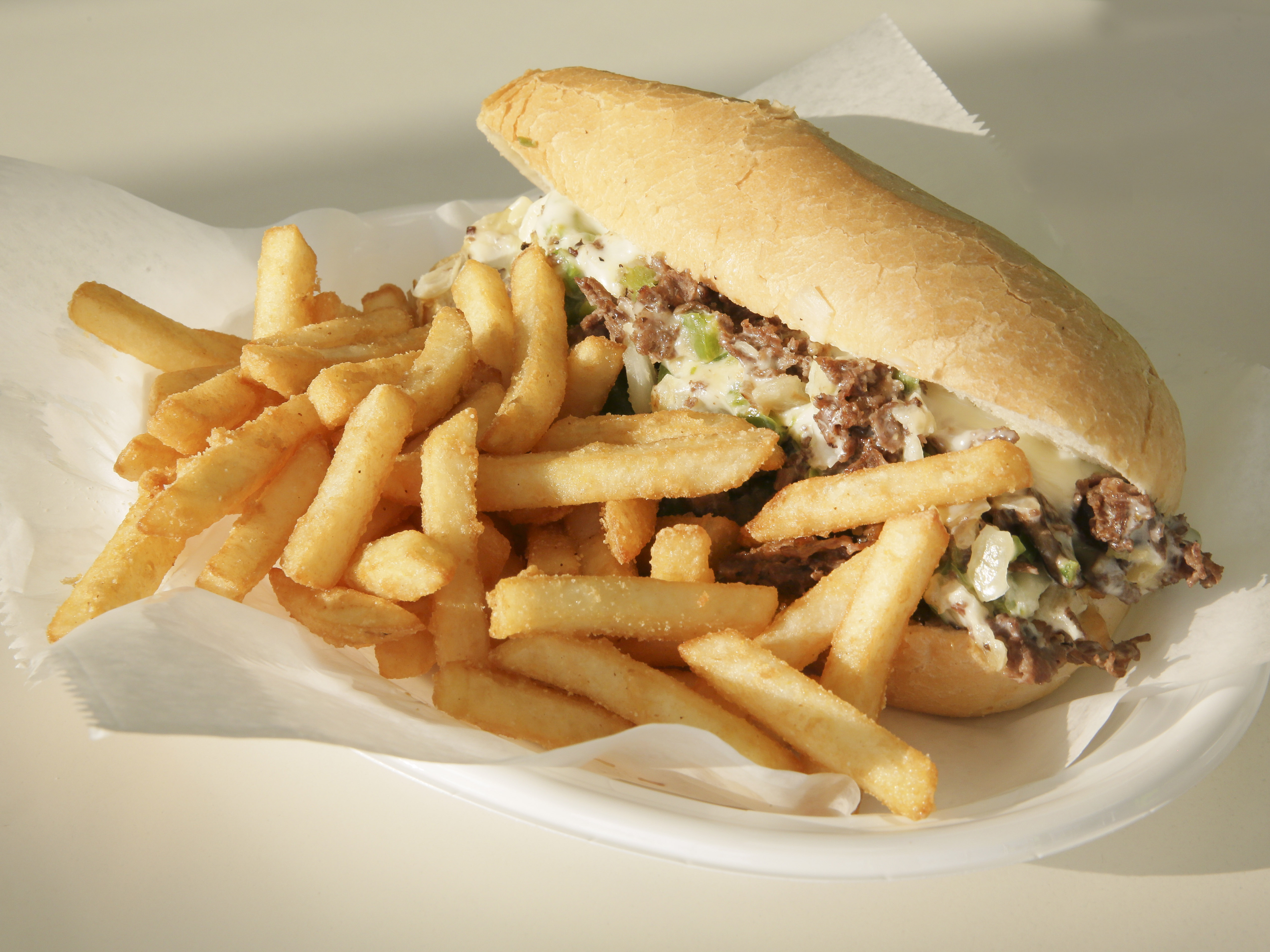 Order Philly Cheesesteak food online from Sinbad Grill store, Milwaukee on bringmethat.com