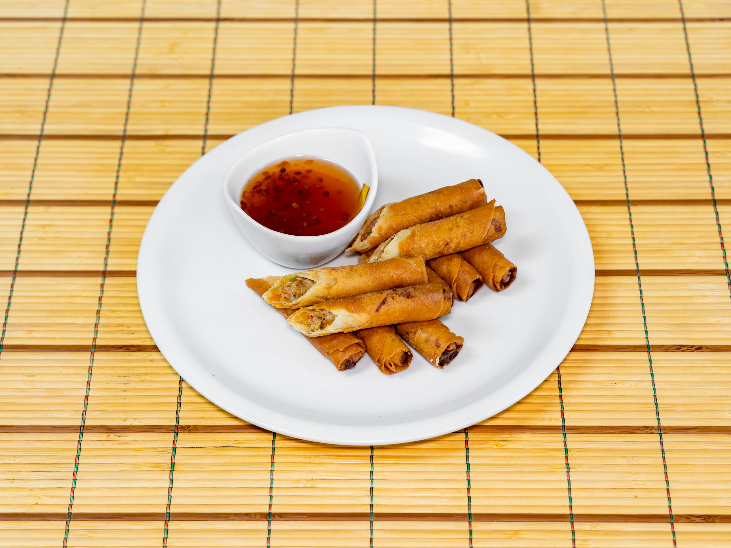 Order Lumpia (Pork Egg Roll) food online from Mj Asian Market And Filipino Food store, Warner Robins on bringmethat.com