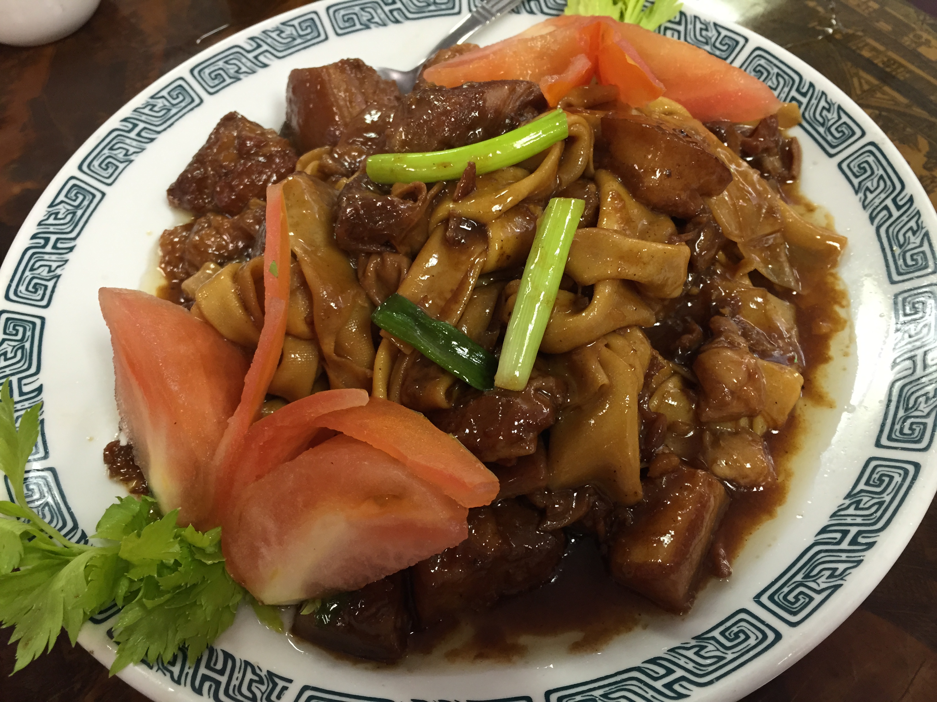 Order Stewed Pork with Bean Curd Skin food online from Deluxe Green Bo Restaurant store, New York on bringmethat.com