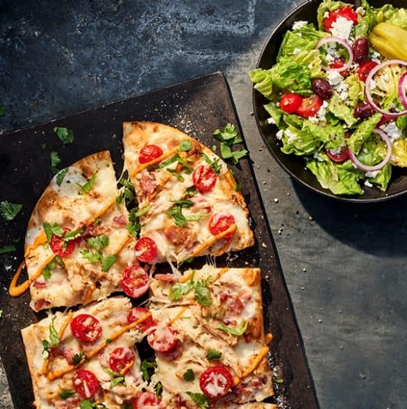 Order Flatbread Pizza And Salad food online from Panera Bread store, Atlanta on bringmethat.com
