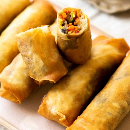 Order Vegetarian Spring Rolls (V) food online from Lakeview Restaurant store, Coventry on bringmethat.com