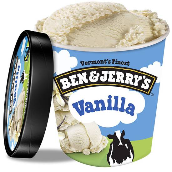 Order Ben & Jerry's Vanilla Ice Cream Pint food online from Papa Gino's store, Salem on bringmethat.com