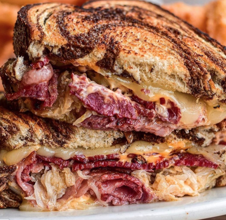 Order Mo's Reuben food online from Mo Irish Pub store, College Station on bringmethat.com