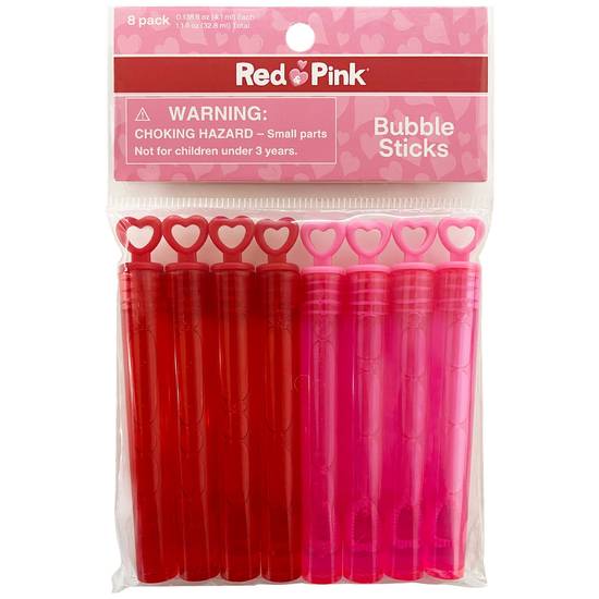 Order Red & Pink Valentine's Day Bubble Sticks, 8 ct food online from Cvs store, MAPLE GLEN on bringmethat.com