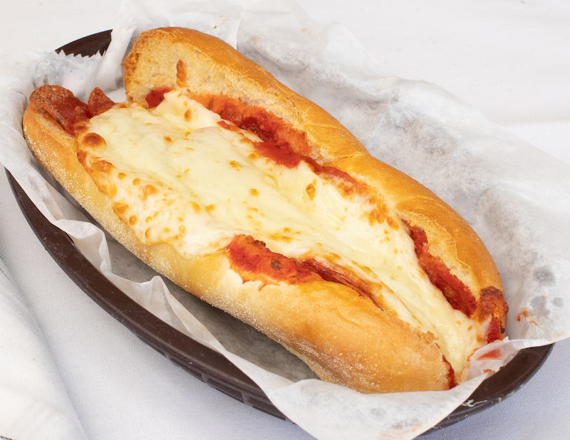 Order Pepperoni Sub Sandwich food online from Emidio Pizza store, Akron on bringmethat.com