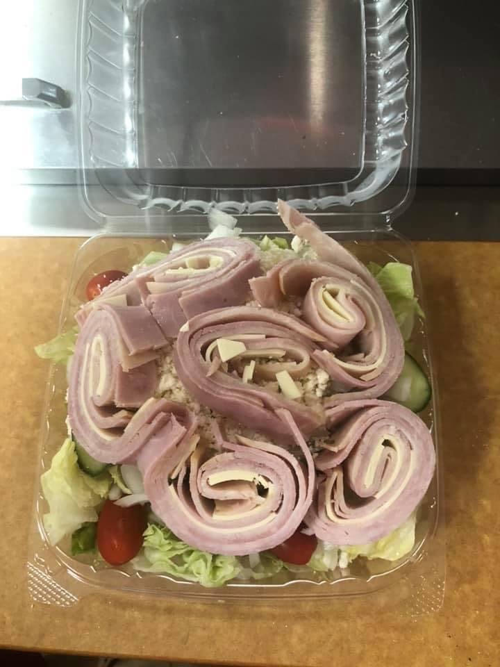 Order Chef Salad - Salad food online from Phillip's Roast Beef & Pizza store, Rowley on bringmethat.com