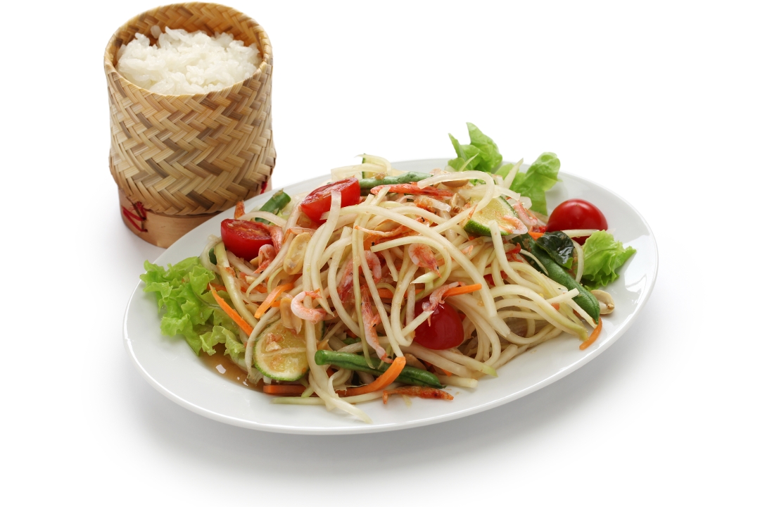 Order Lao Papaya Salad - Somtum Lao food online from Thai Table store, Berkeley on bringmethat.com