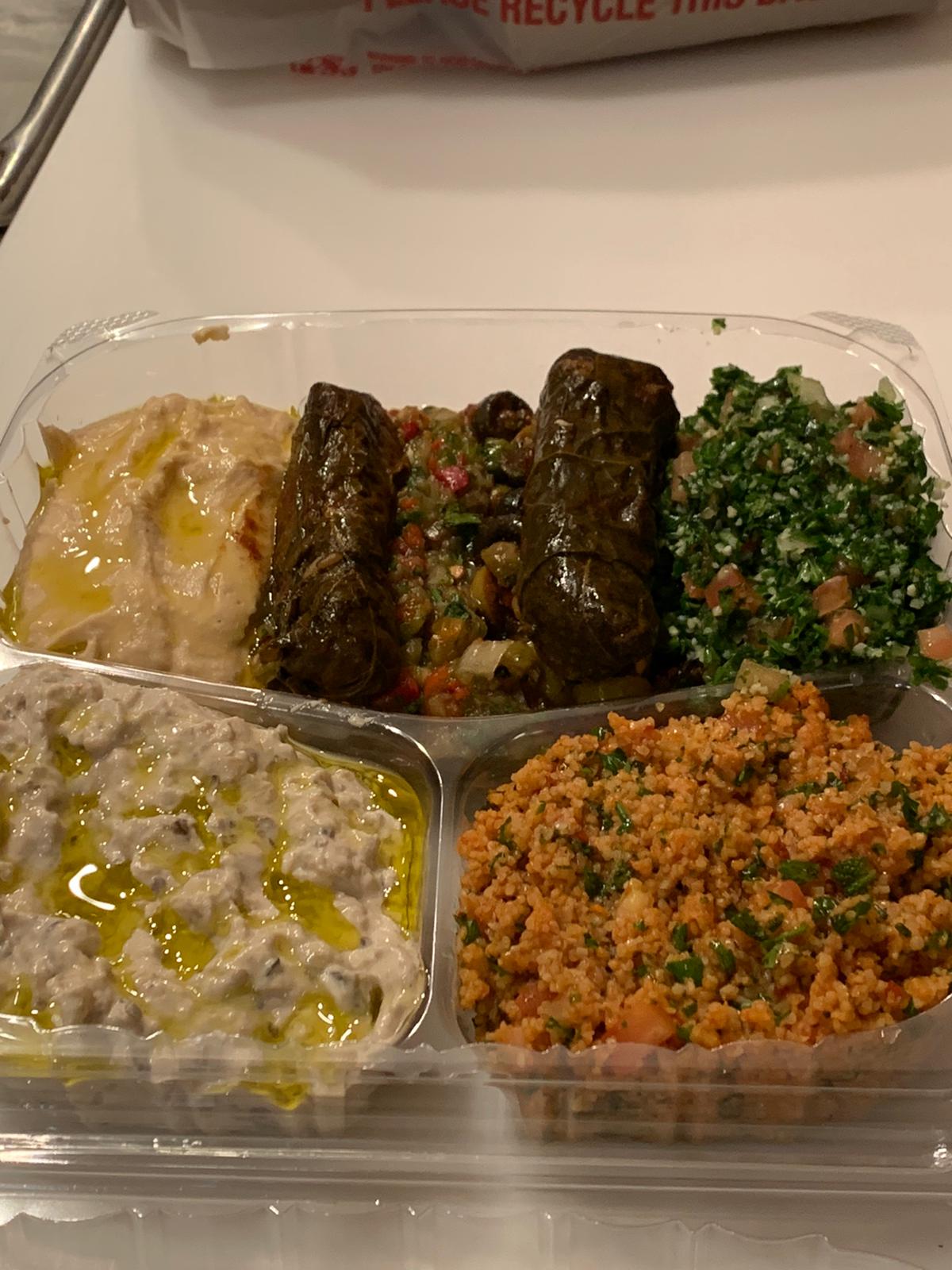 Order Rosewater Appetizer Plate food online from Rosewater Middle Eastern Grill store, Pittsburgh on bringmethat.com