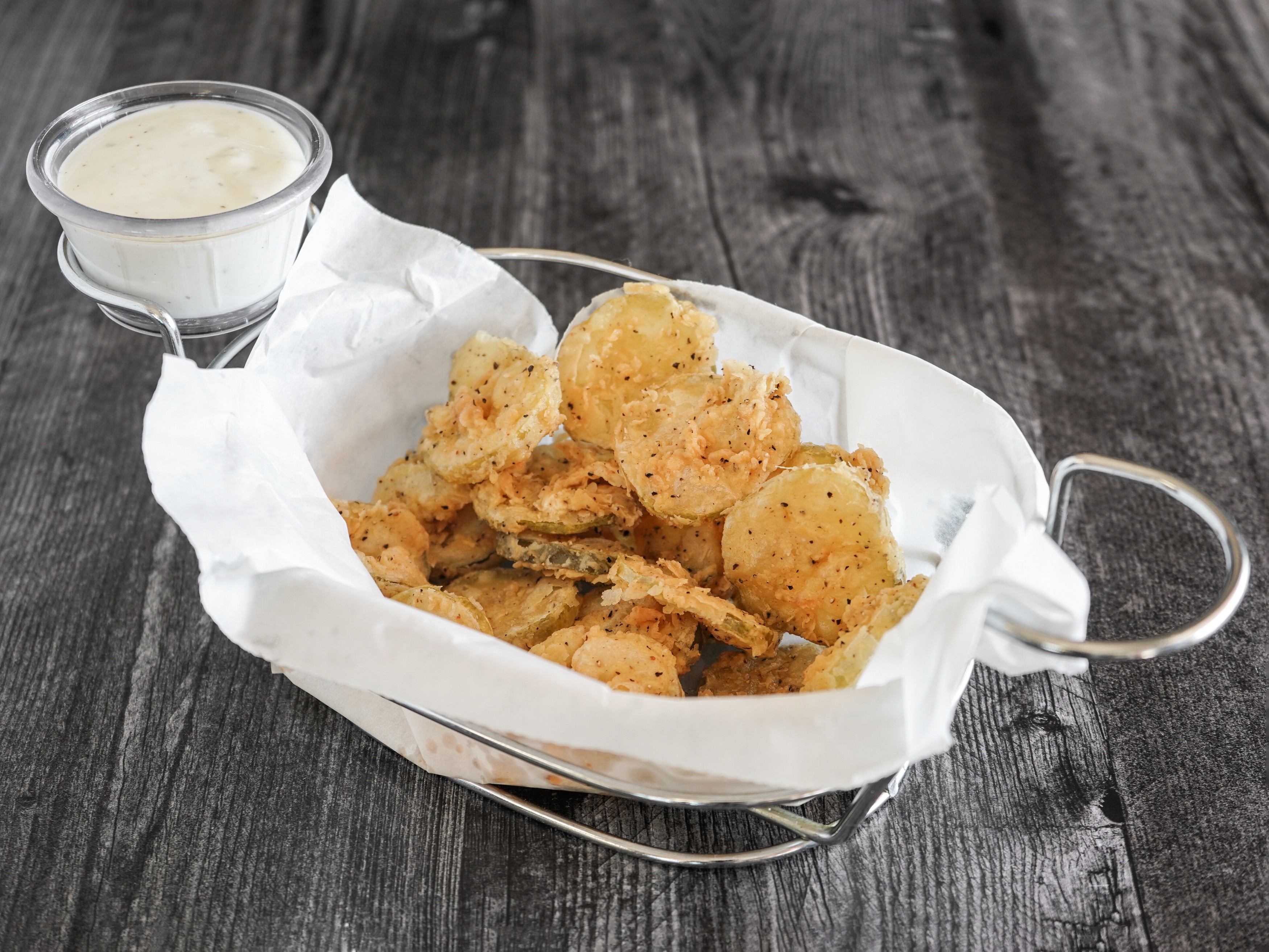 Order Fried Pickles with Ranch food online from I Don't Know Diner store, Levelland on bringmethat.com