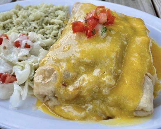 Order Chimichanga Plate food online from Cascabel store, Houston on bringmethat.com