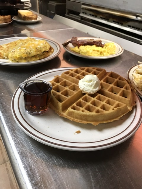 Order Plain Waffle food online from Waffles Breakfast & Lunch store, Salinas on bringmethat.com