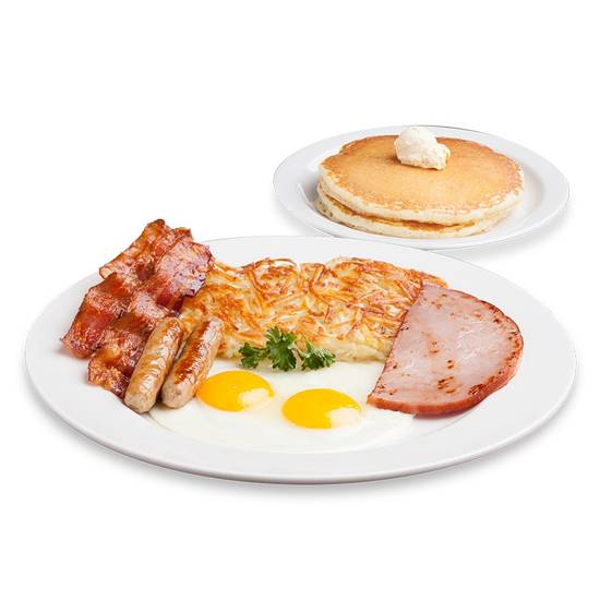 Order CLASSIC BIGGER BETTER BREAKFAST food online from Norms store, Los Angeles on bringmethat.com