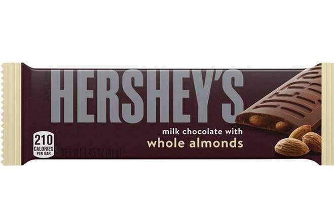 Order Hershey’s Milk Chocolate with Whole Almonds food online from Tenderloin Liquor store, San Francisco on bringmethat.com