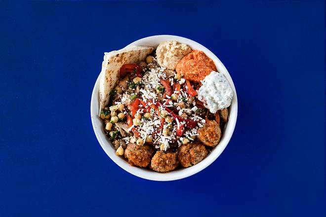 Order Recovery Bowl food online from Kairos Mediterranean #101 store, Mt. Pleasant on bringmethat.com