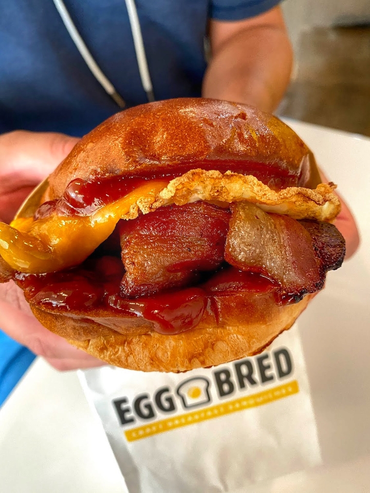 Order BACON EGG & CHEESE food online from Eggbred store, La Habra on bringmethat.com