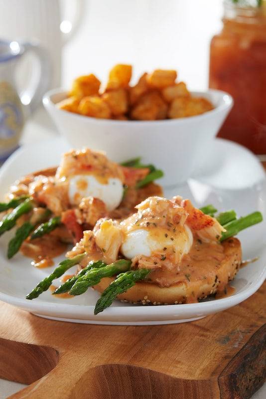 Order Lobster Benedict food online from Another Broken Egg store, College Station on bringmethat.com