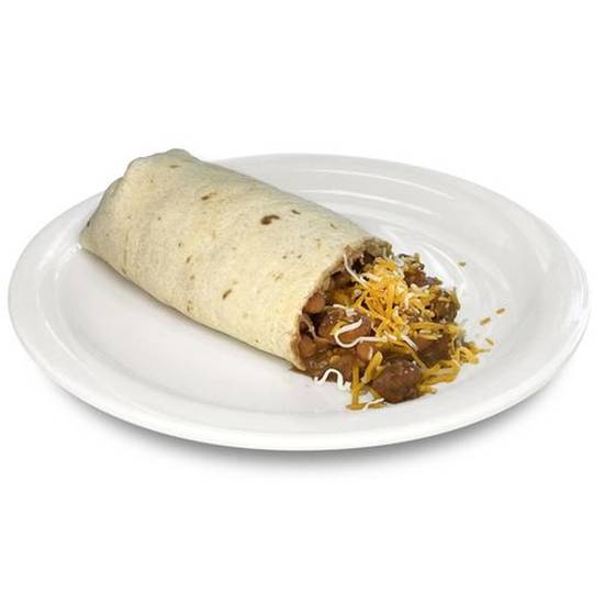 Order Bean & Cheese Burrito food online from Twisters Burgers & Burritos store, Albuquerque on bringmethat.com