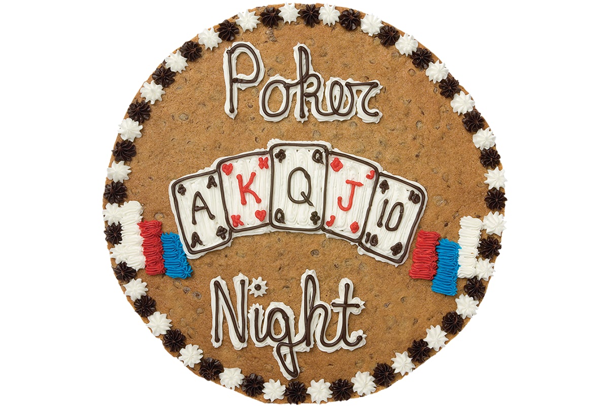 Order Poker Night - O4008  food online from Great American Cookies - Bel Air Mall store, Mobile on bringmethat.com