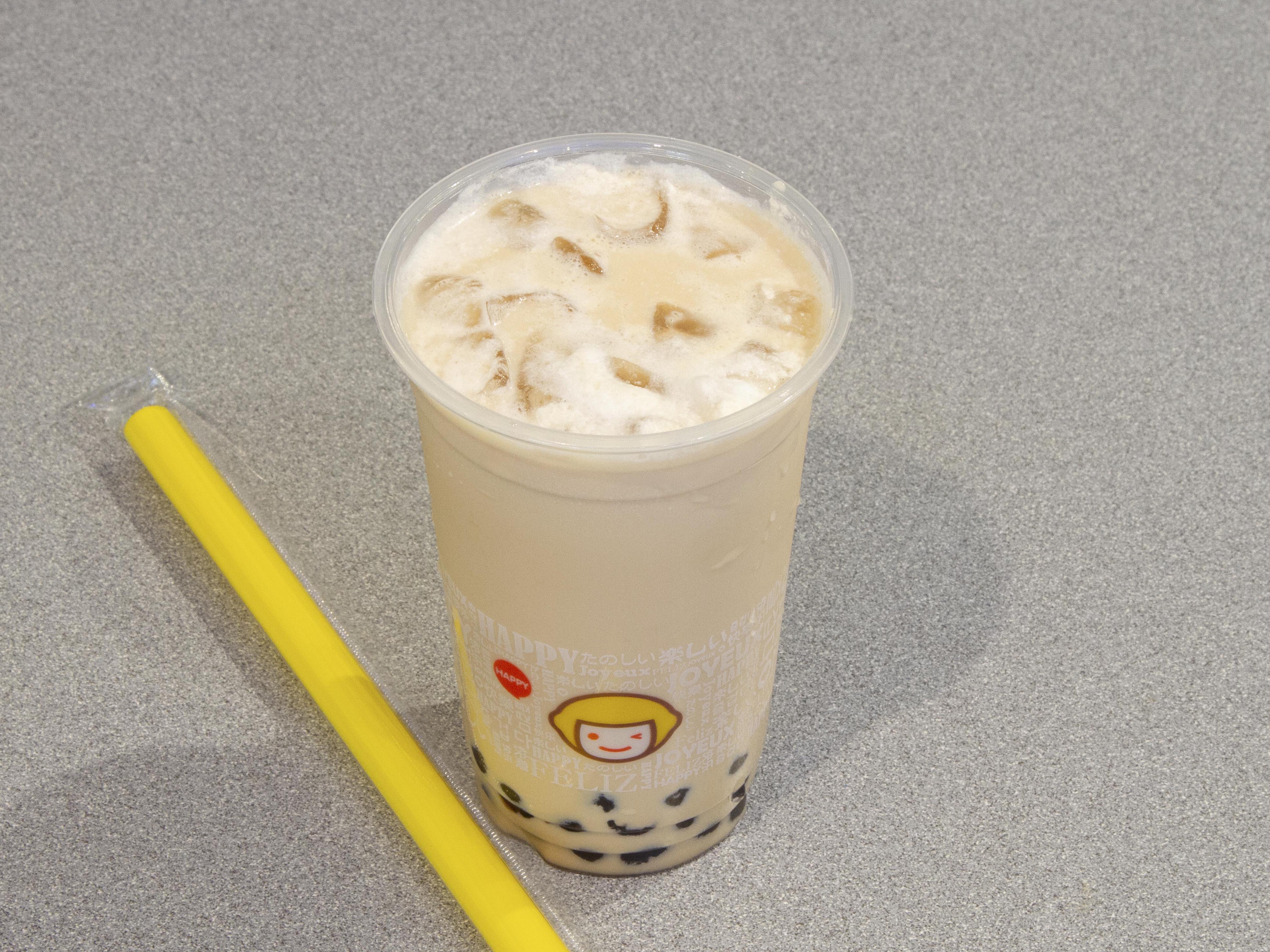 Order A4. Cold Boba Milk Tea with Puff Cream food online from Happy Lemon store, Boston on bringmethat.com