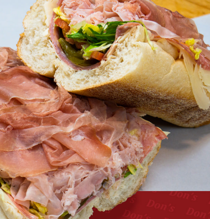 Order The "Don" Hoagie food online from Don Deli And Catering store, Boothwyn on bringmethat.com