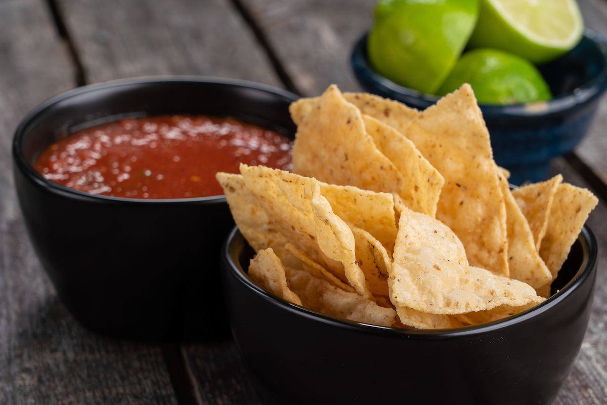 Order Salsa and Tortilla Chips food online from Burrito Mundo store, Grosse Pointe on bringmethat.com