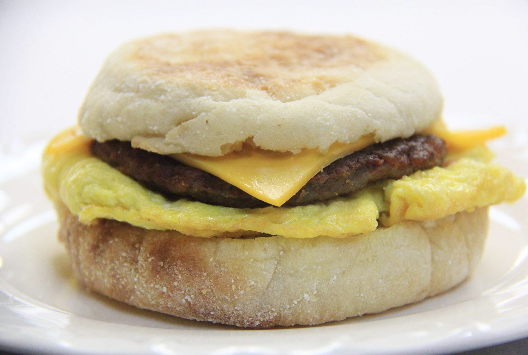 Order Egg and Cheese on English Muffins food online from Happy Donut store, San Francisco on bringmethat.com