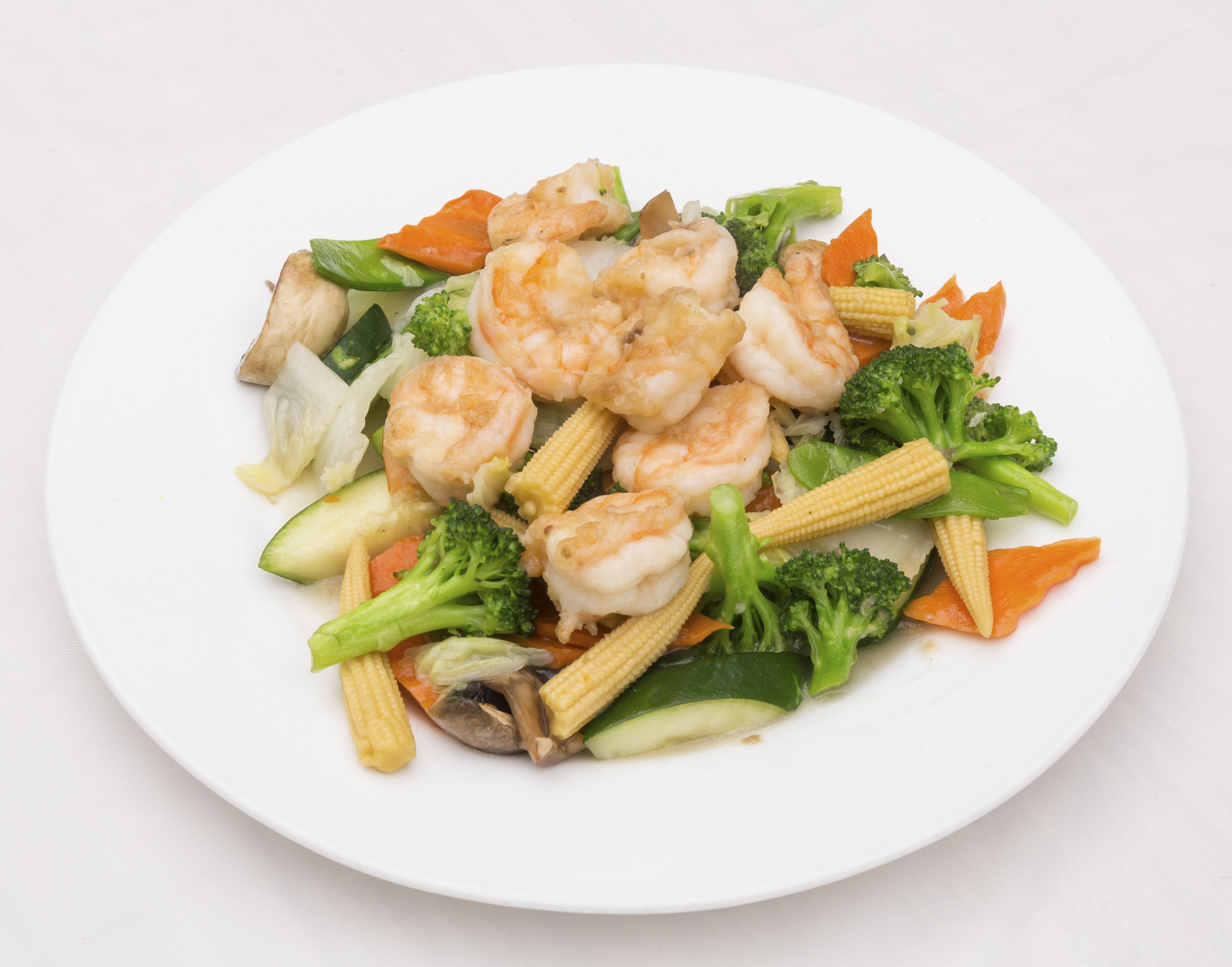 Order Shrimp with Fresh Vegetables food online from The Chef store, Houston on bringmethat.com