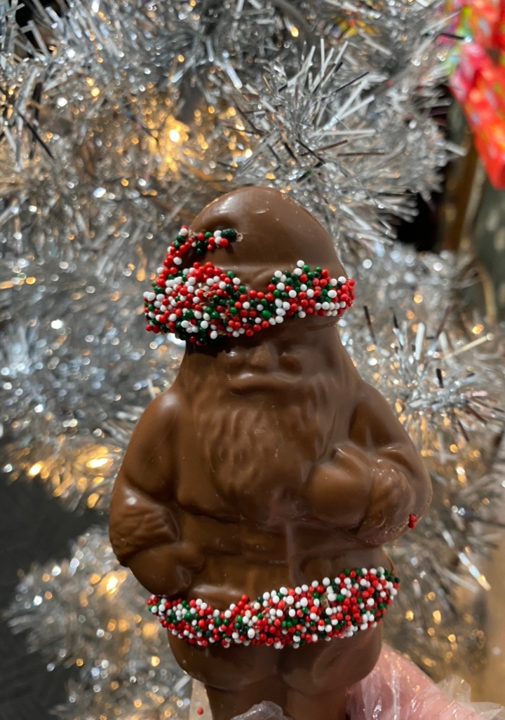 Order MILK Chocolate Solid Santa food online from The Sweet Shop Nyc store, New York on bringmethat.com