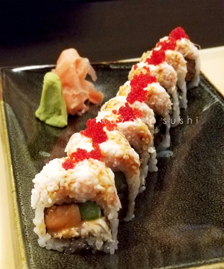 Order White Dragon Roll food online from Kazoku Sushi store, Troy on bringmethat.com