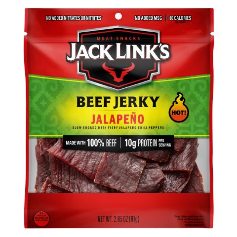 Order Jack Links  Jalapeño Carne Seca Beef Jerky 3.25oz food online from Speedway store, Centerville on bringmethat.com
